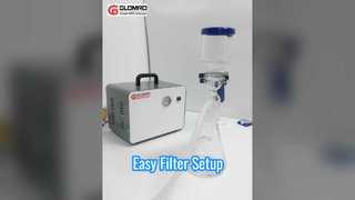 تعليمات التثبيت والاستخدام لجهاز الترشيح بقلب الرمل الزجاجي