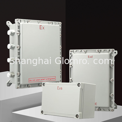 Customizable holes for multi-sized explosion-proof junction boxes