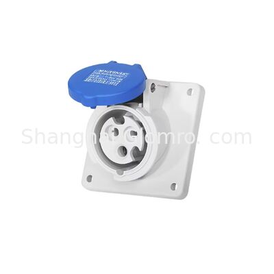 IP44 Waterproof Industrial Concealed Angled Socket 16A 200-250V 32A 380-415V