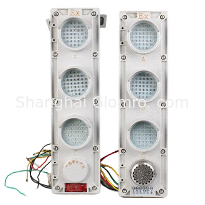 WF1 Anti-Corrosion Explosion Proof 3 Phase Indicator IP66 AC220V/380V Sliding Contact Line Live Indicator Lamp