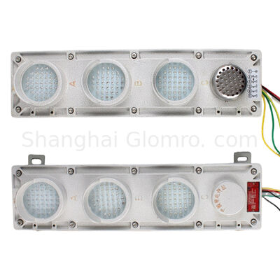 WF1 Anti-Corrosion Explosion Proof 3 Phase Indicator IP66 AC220V/380V Sliding Contact Line Live Indicator Lamp