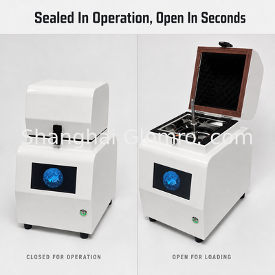BAXIT High Throughput Tissue Grinder with Quick-Lock Sealed Chamber and Touchscreen Control, Low-Noise Benchtop Lab Homogenizer for Repeatable Sample Prep
