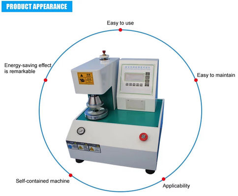 Cardboard And Paperboard Bursting Strength Test Machine