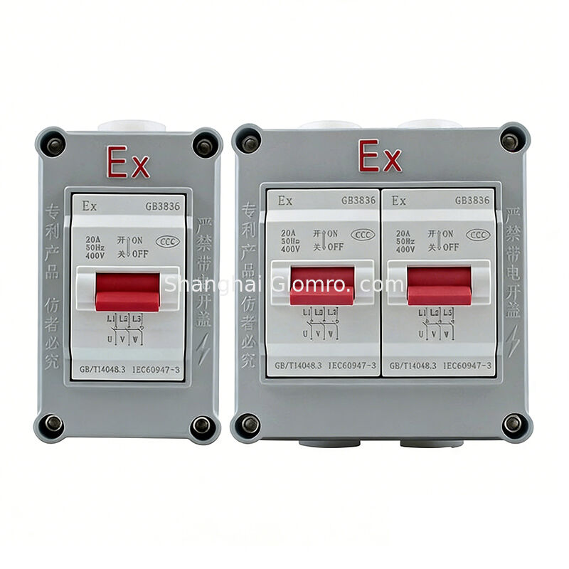 Explosion-Proof Aluminum Air Switch 220/380V 20A 1k 2k 3k IP65 Protection Switch Box