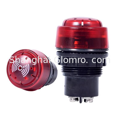 GLOMRO عالية الجودة ATEX ضد الانفجار الحمراء Buzzer DC12V / 24V AC36V / 220V / 380V لتركيب لوحة
